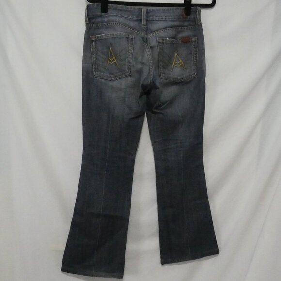 7 FOR ALL MANKIND | size 28 | Classic Bootcut Medium Wash Blue Jeans - Picture 2 of 16